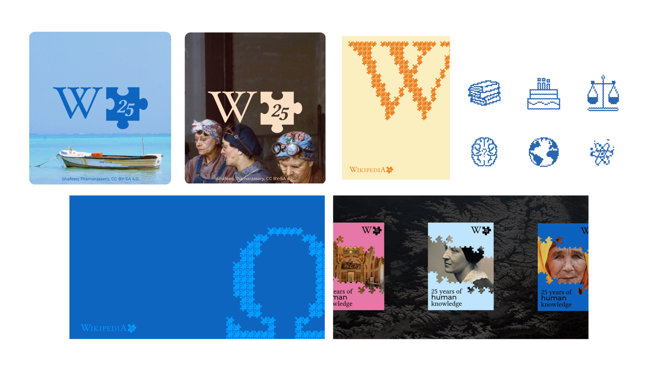 Quelle: https://commons.wikimedia.org/wiki/File:WP25_Overview_image.png | This file is licensed under the Creative Commons Attribution-Share Alike 4.0 International license.